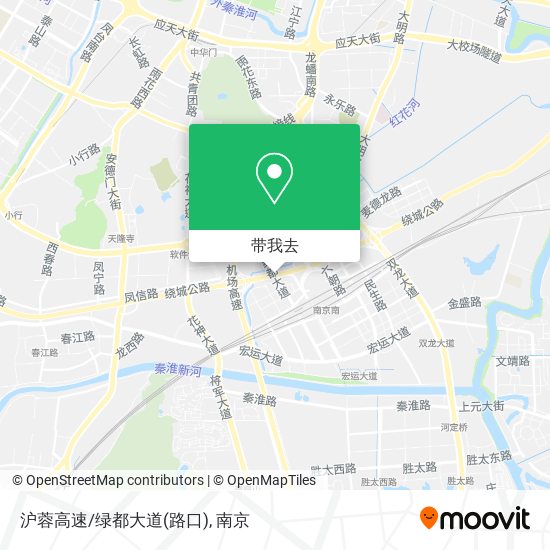 沪蓉高速/绿都大道(路口)地图