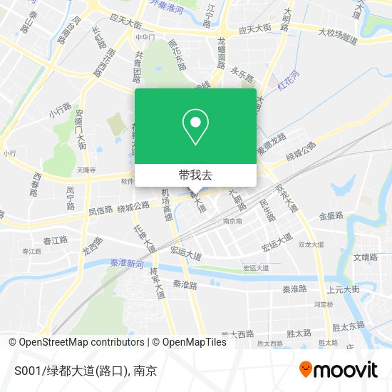 S001/绿都大道(路口)地图