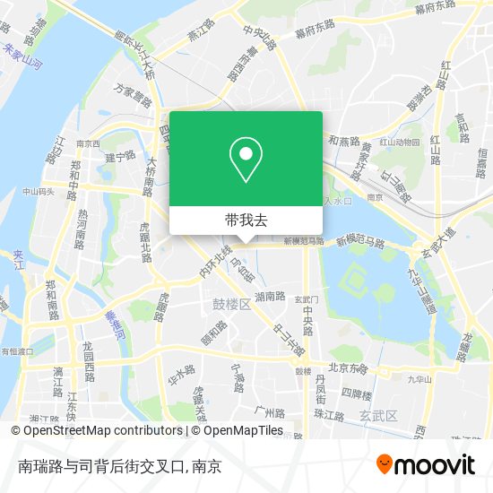 南瑞路与司背后街交叉口地图