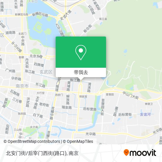 北安门街/后宰门西街(路口)地图