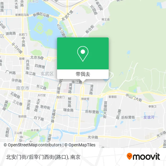 北安门街/后宰门西街(路口)地图