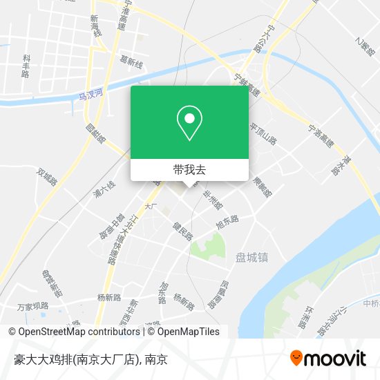 豪大大鸡排(南京大厂店)地图