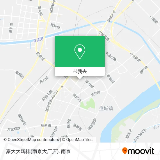 豪大大鸡排(南京大厂店)地图
