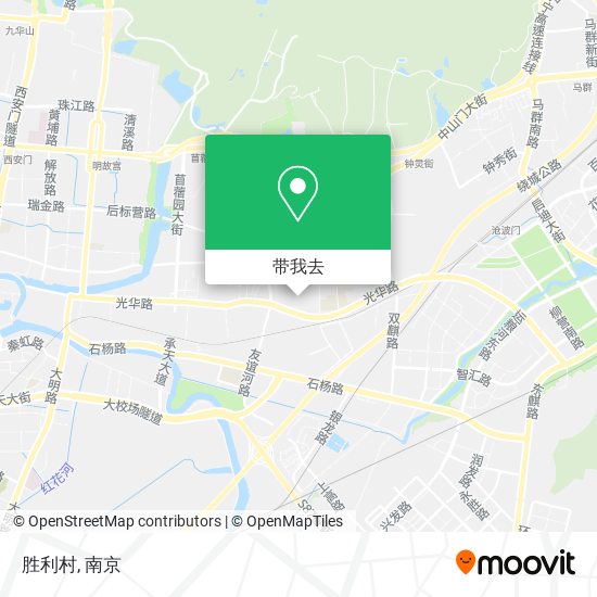胜利村地图