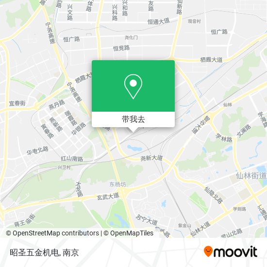 昭圣五金机电地图