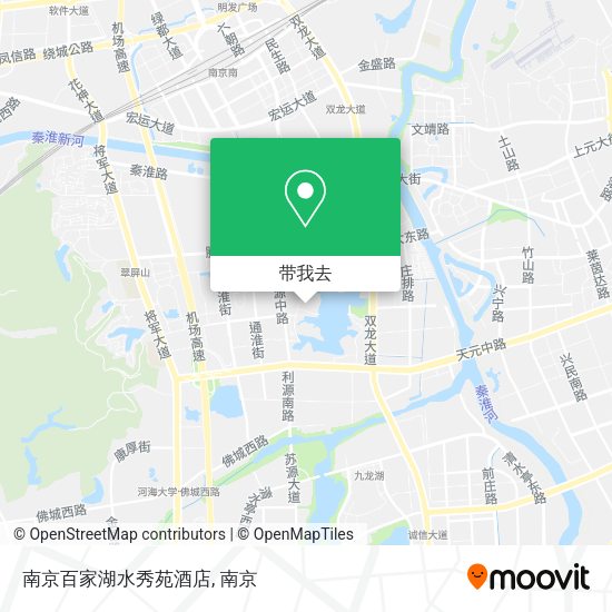南京百家湖水秀苑酒店地图