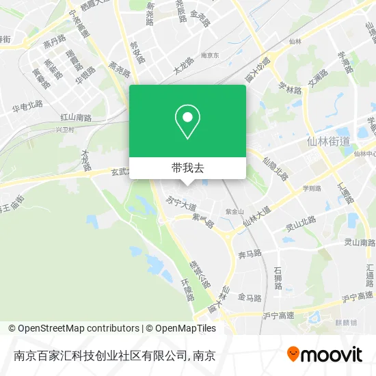 南京百家汇科技创业社区有限公司地图