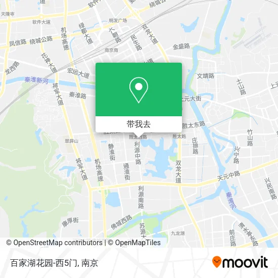 百家湖花园-西5门地图