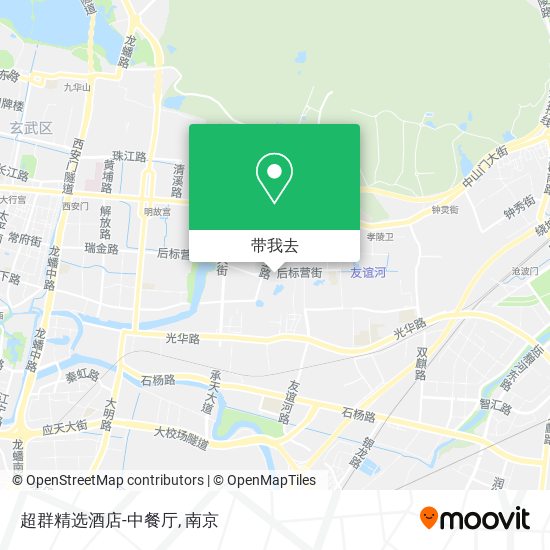 超群精选酒店-中餐厅地图