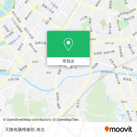 天隆电脑维修部地图