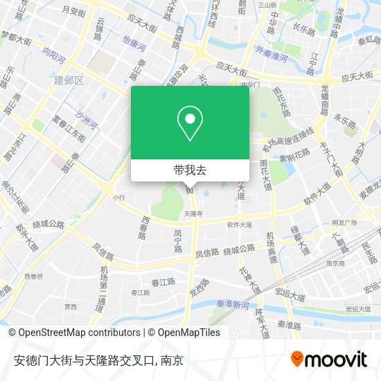 安德门大街与天隆路交叉口地图