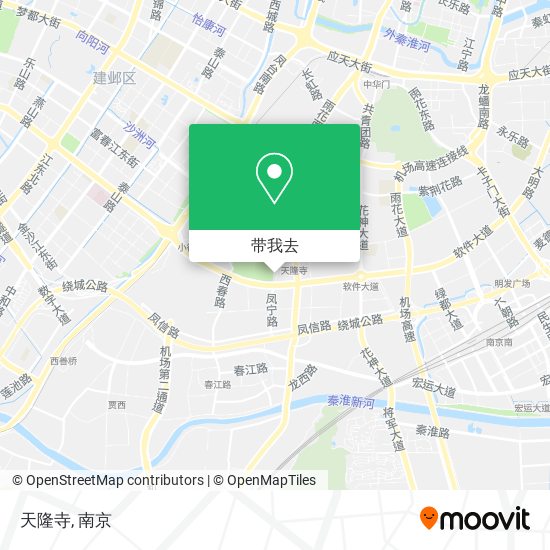 天隆寺地图