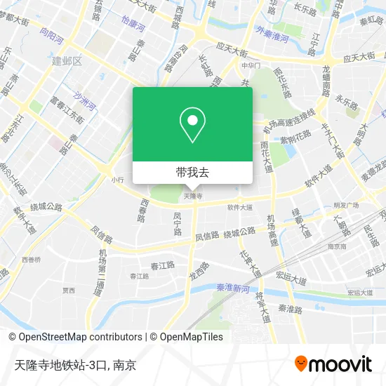 天隆寺地铁站-3口地图