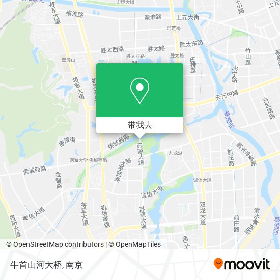 牛首山河大桥地图