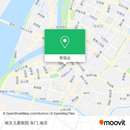南京儿童医院-东门地图