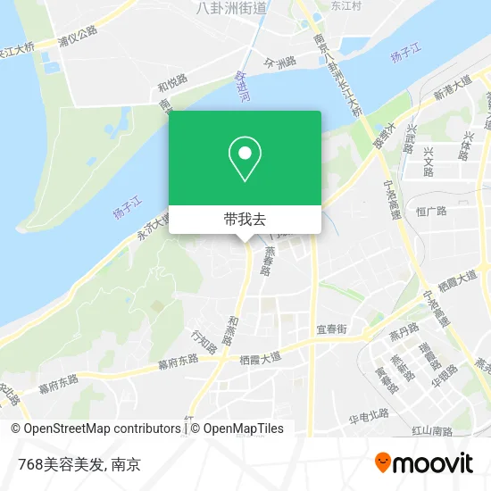 768美容美发地图