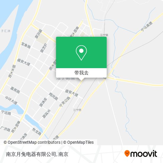 南京月兔电器有限公司地图