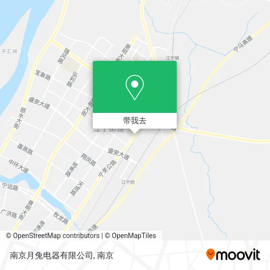 南京月兔电器有限公司地图