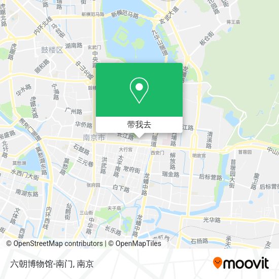 六朝博物馆-南门地图