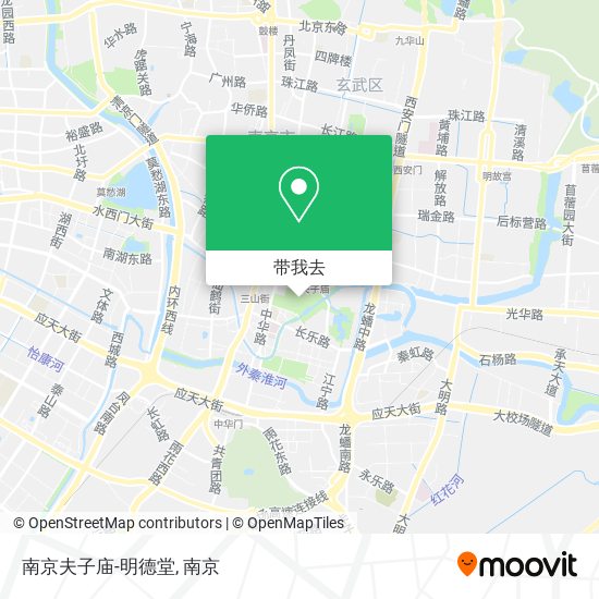 南京夫子庙-明德堂地图