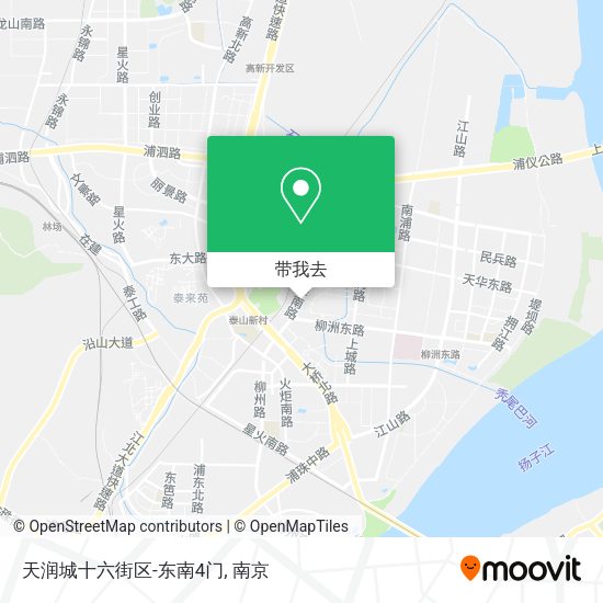 天润城十六街区-东南4门地图