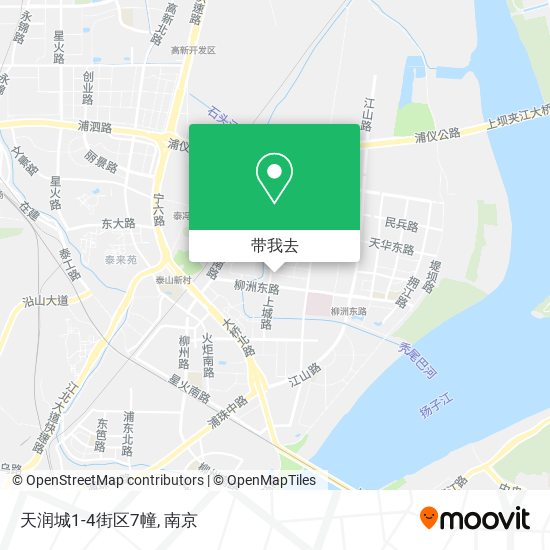 天润城1-4街区7幢地图