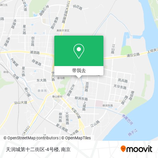 天润城第十二街区-4号楼地图
