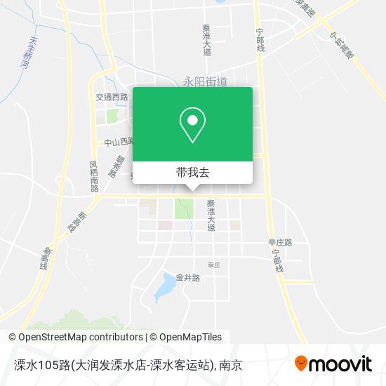 溧水105路(大润发溧水店-溧水客运站)地图
