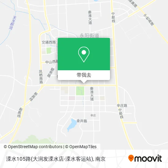 溧水105路(大润发溧水店-溧水客运站)地图