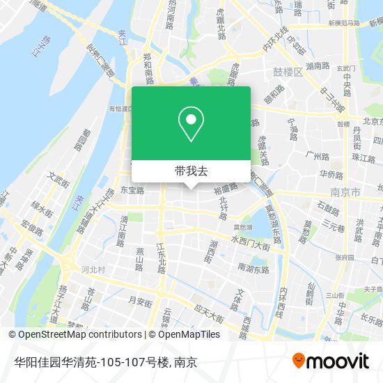 华阳佳园华清苑-105-107号楼地图