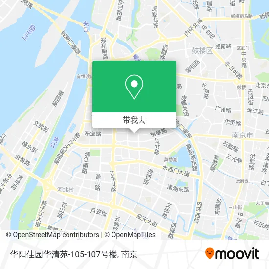 华阳佳园华清苑-105-107号楼地图