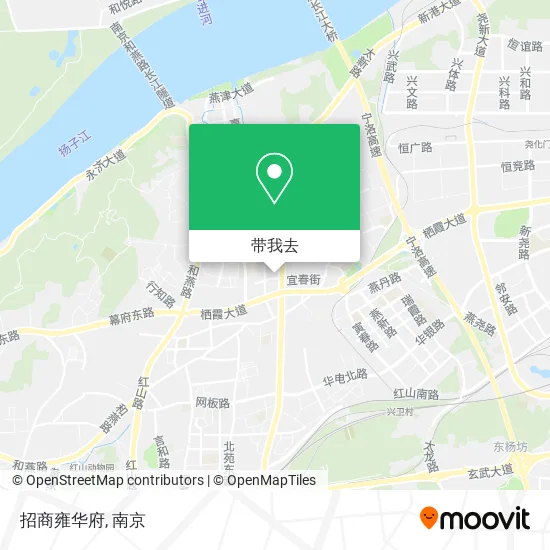 招商雍华府地图