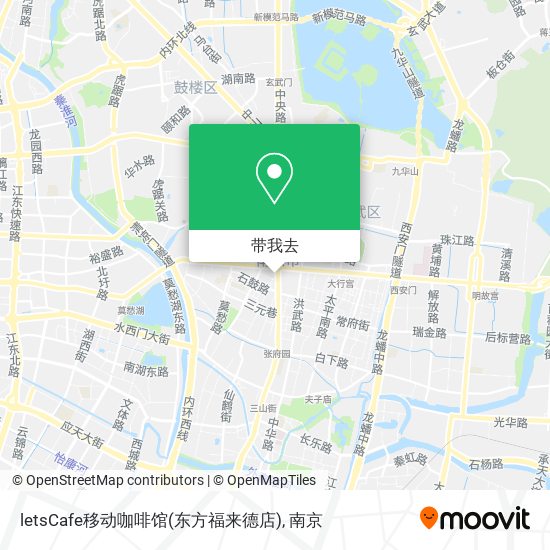 letsCafe移动咖啡馆(东方福来德店)地图