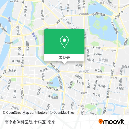 南京市胸科医院-十病区地图
