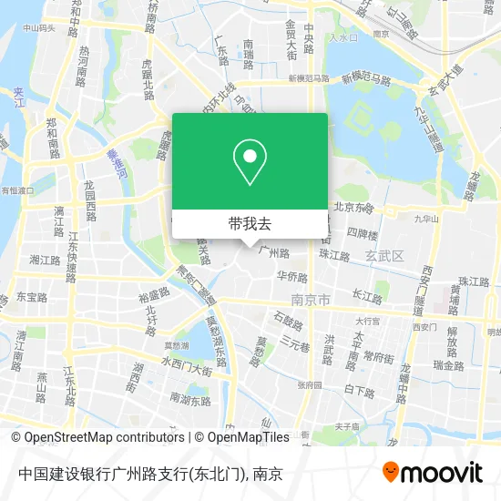 中国建设银行广州路支行(东北门)地图