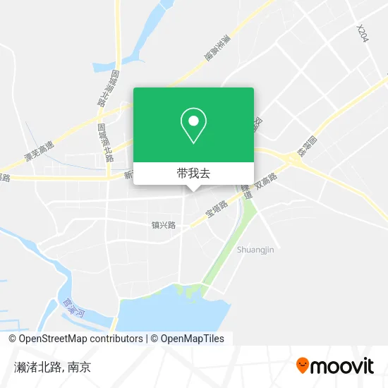 濑渚北路地图