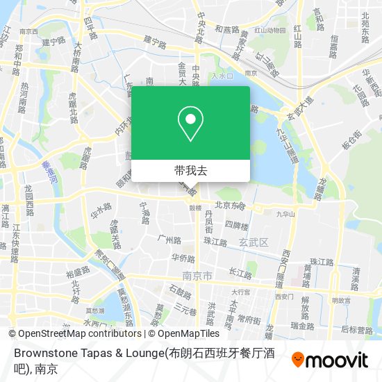 Brownstone Tapas & Lounge(布朗石西班牙餐厅酒吧)地图