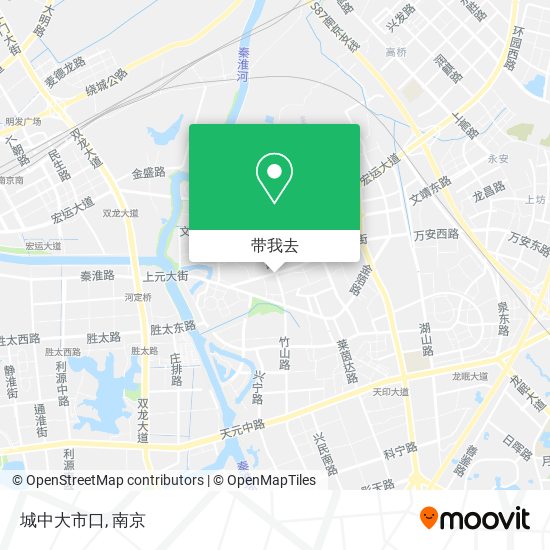 城中大市口地图