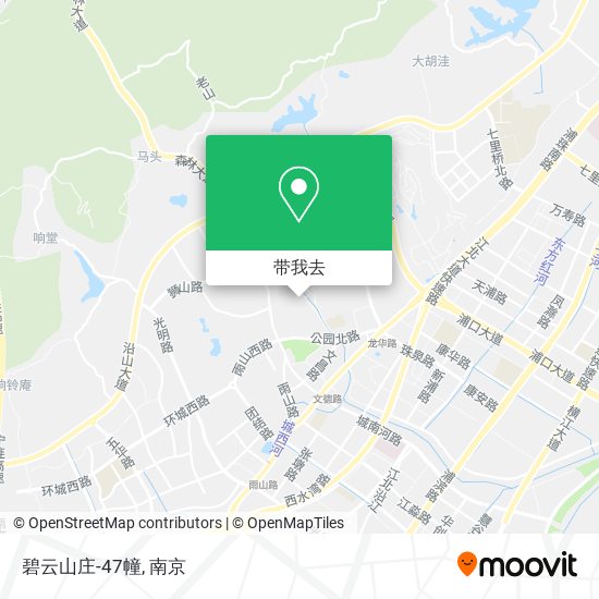 碧云山庄-47幢地图