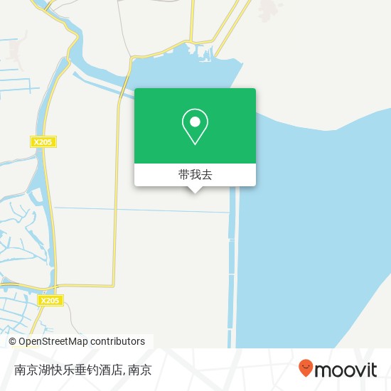 南京湖快乐垂钓酒店地图