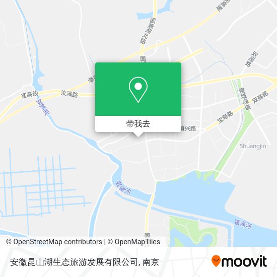 安徽昆山湖生态旅游发展有限公司地图