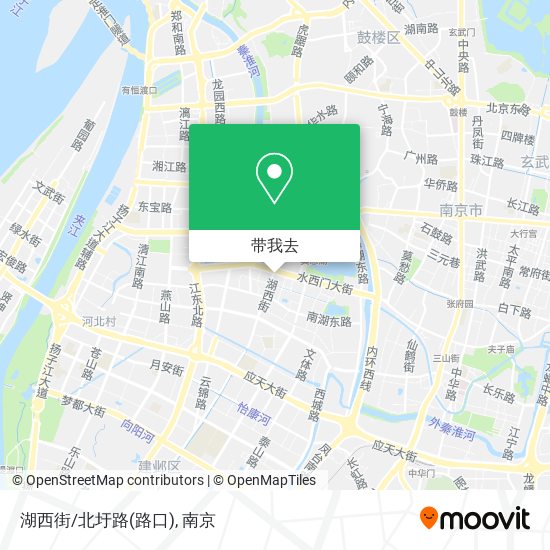 湖西街/北圩路(路口)地图