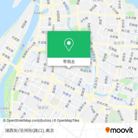 湖西街/沿河街(路口)地图