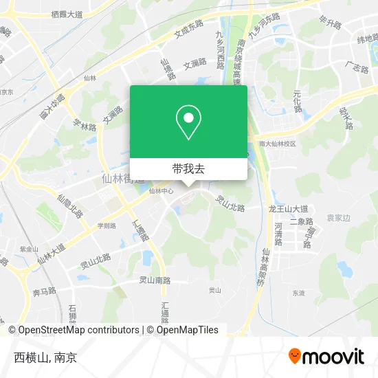 西横山地图