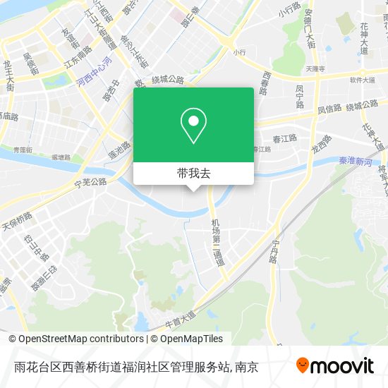 雨花台区西善桥街道福润社区管理服务站地图