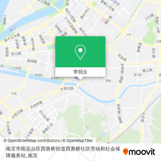 南京市雨花台区西善桥街道西善桥社区劳动和社会保障服务站地图