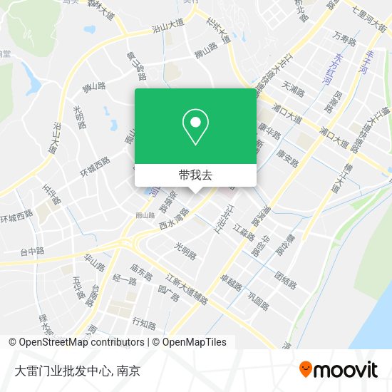 大雷门业批发中心地图