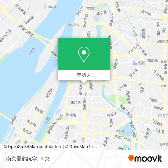 南京墨鹤练字地图