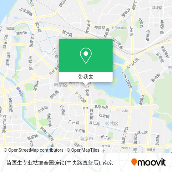 苗医生专业祛痘全国连锁(中央路直营店)地图