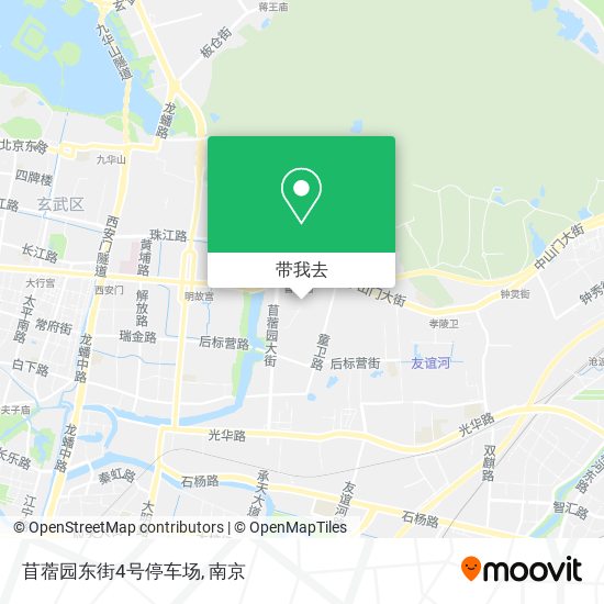 苜蓿园东街4号停车场地图